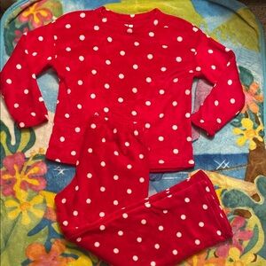 Red Polka Dot Kids Pajamas
